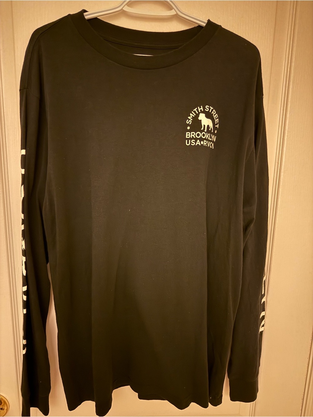 RVCA Smith Street Brooklyn USA Long Sleeve Shirt Skate Streetwear Large